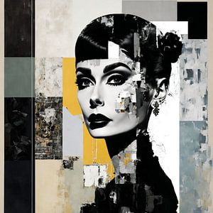 Audrey Hepburn Urban - Collage von Felix von Altersheim