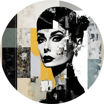 Audrey Hepburn Urban - Collage van Felix von Altersheim