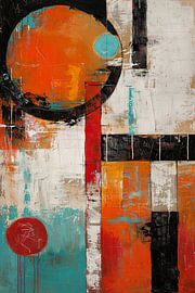 Farbenfrohe Geometrie von Poster Art Shop