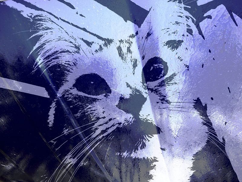 Kattenkunst - Kelly 2 van MoArt (Maurice Heuts)