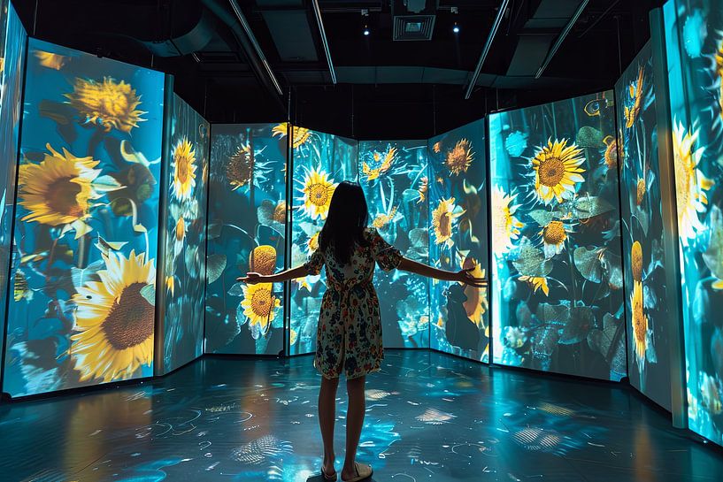 tournesols intérieur van Gogh par Egon Zitter