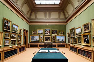 1ère Salle des Peintures au Musée Teylers sur Teylers Museum