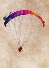paraglider sport art #paraglider