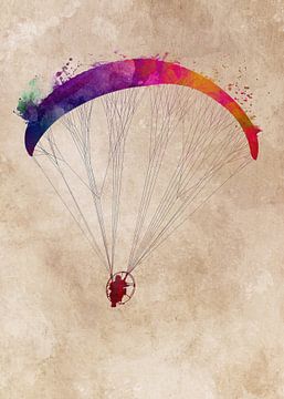 paraglider sport art #paraglider by JBJart Justyna Jaszke