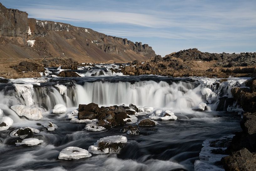 Fossalar waterfall by Bennie Krajenbrink