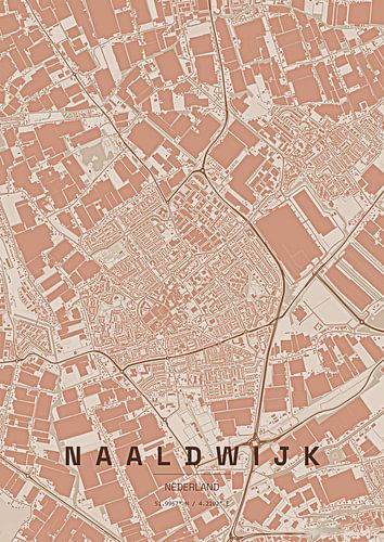 Map of Naaldwijk by Stef van Campen