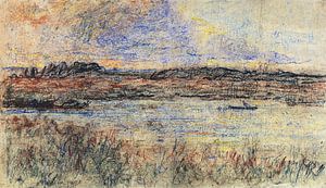 See im Abendlicht, Christian Rohlfs, Um 1911