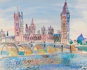 Raoul Dufy - London, das Parlament (1930)