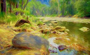 Fluss in Carnarvon National Park, Australien