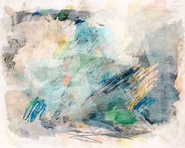 Douces teintes pastel et coups de pinceau fluides sur Gemma Bardot