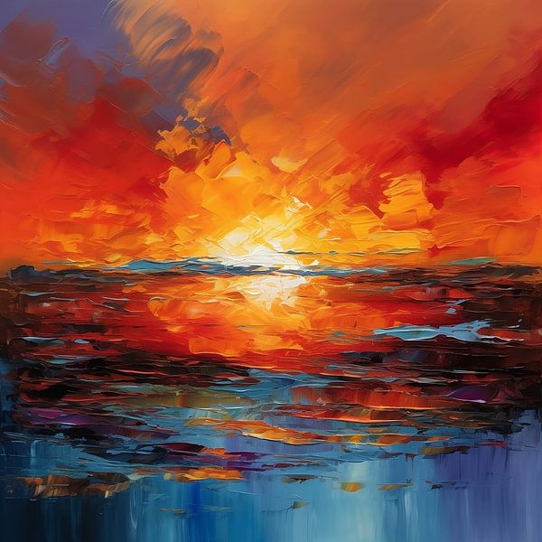 Verdwijnende Zonnestralen van TheArtfulGallery