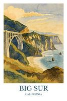 "Majestätischer Sonnenuntergang in Big Sur"