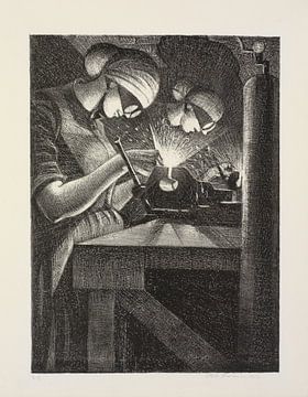Autogenes Schweißen, Christopher Nevinson, 1917