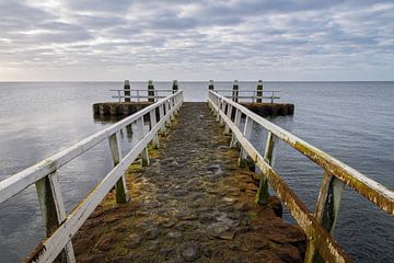 Afsluitdijk aan het IJsselmeer sur Daan Kloeg