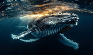 Humpback whale's sea song by ByNoukk