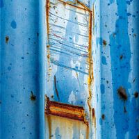 Rusty blue and brown - study 3