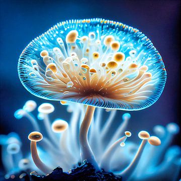 Diepzee paddenstoel organisme