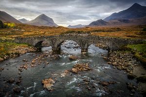 Sligachan bridge Isle of Skye in Schotland van Steven Dijkshoorn