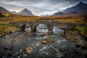 Sligachan Brückeninsel oder Skye in Schottland