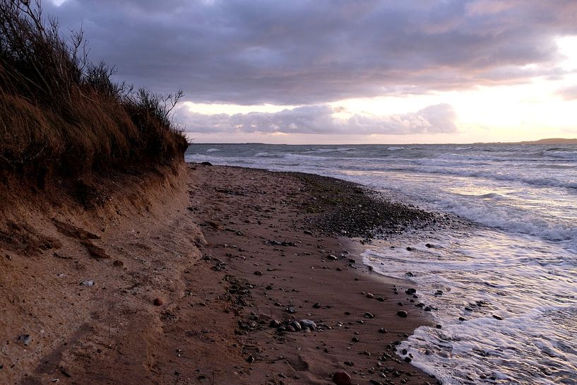 Storm on the high shore by Ostsee Bilder