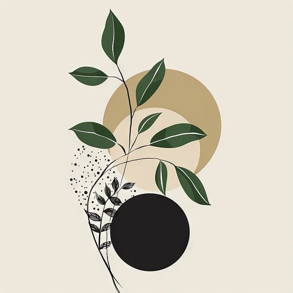 Botanical geometry by Poster Art Shop