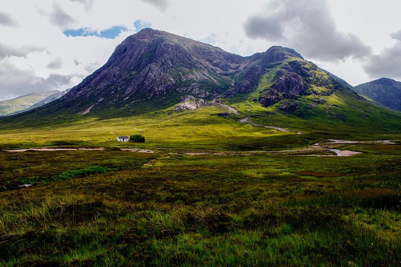 Einsames Häuschen, Glen Coe, Schottland von Jeroen(JAC) de Jong