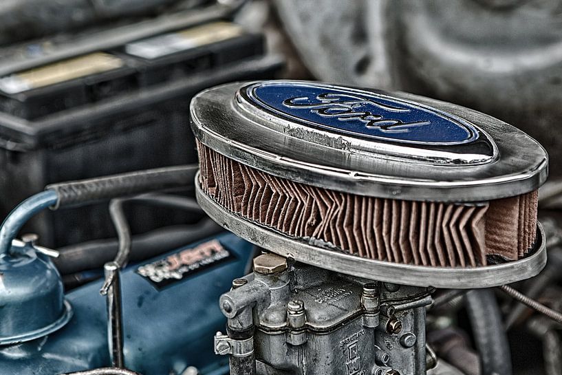 Luchtfilter Ford Consul Corsair 121E (1964) - zo maken ze het niet meer!! by Jelte Bosma