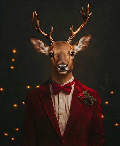 Portrait de Noël chic