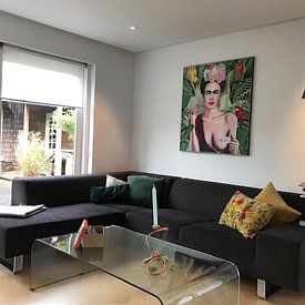 Customer photo: Frida con amigos by Nettsch ., on art frame