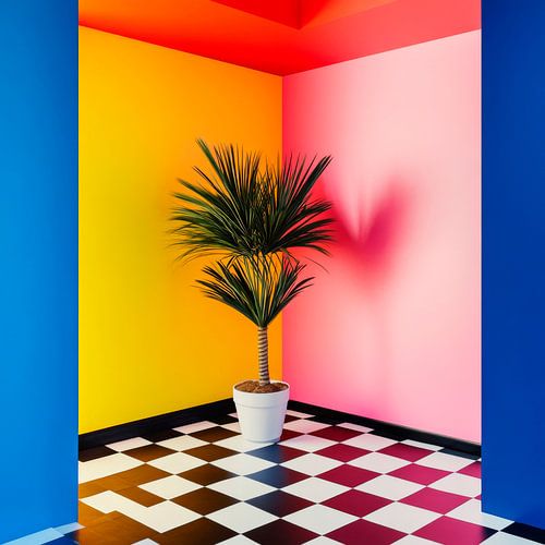 Bunte Ecken mit Palmenzauber
