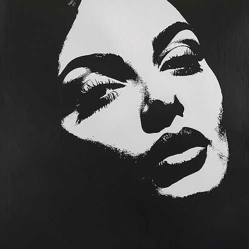 La beauté en noir et blanc