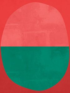 Vintage Rood Groen