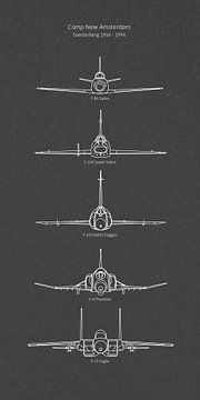 Aircraft types Soesterberg grey by Studio Bosgra