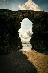 Playa de las Cathedrales in Galizien, Spanien