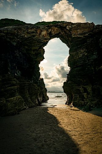 Playa de las Catedrales in Galicia in Spain