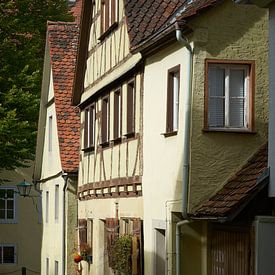 Alley in Rothenburg ob der Tauber by Heiko Kueverling