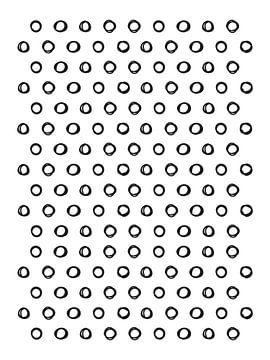 Black Circles Pattern by MDRN HOME