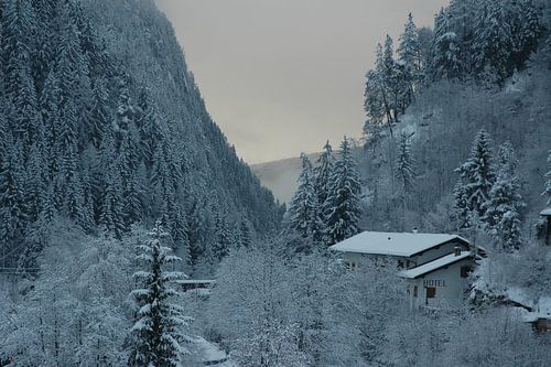 Winter in de Dolomieten