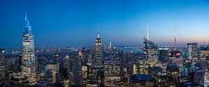 Panorama mit Empire State Building von Karsten Rahn