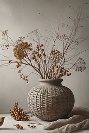 Soft Country Light - painting with sober still life by Kleurenrijk