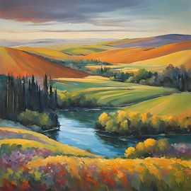 The Unending Valley of Light by ComfortQ