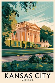 Kansas City, Missouri Vintage Travel Poster by Poster Art Shop