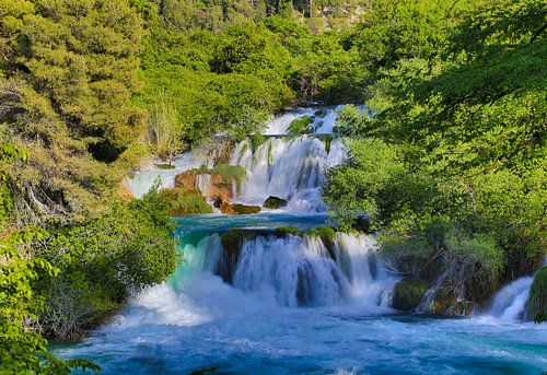 Waterval in Krka Nationaal Park