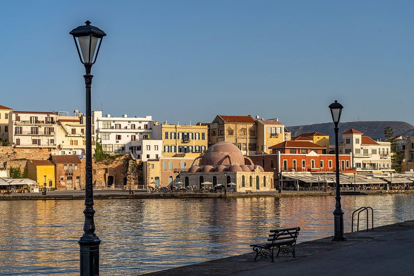 At the old Venetian port, Chania by Peter Schickert