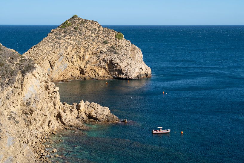 Rocks of Cap Prim on the Mediterranean coast by Adriana Mueller