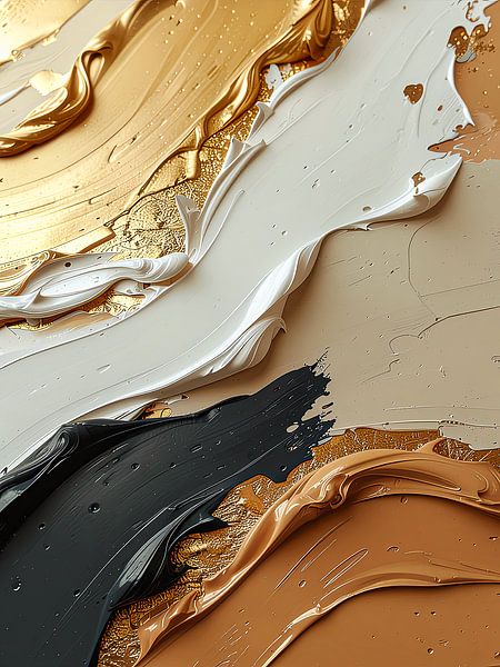 Golden flow - Lux &amp; Layer collection by Dutch Art Works