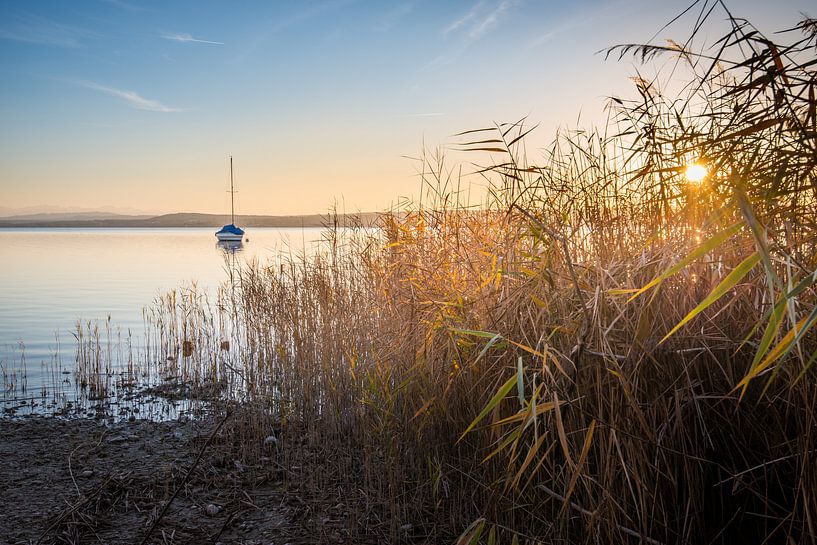 Goldene Stunde am See von Hannes Cmarits