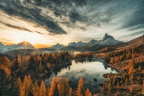 Zonsopgang op het Federameer