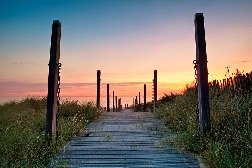 Cadzand plage Zeeland Pays-Bas par Peter Bolman