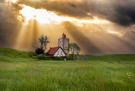 Lone tower near the Ijsselmeerdijk